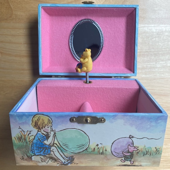 Linden Classic Pooh Disney Vintage Musical Jewelry Box - Picture 10 of 15